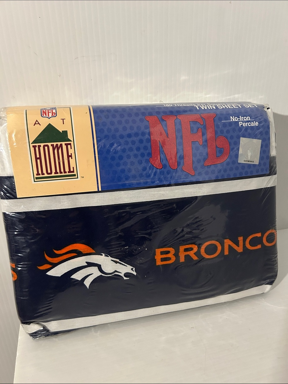 Vintage 1999 Sealed NFL Broncos twin sheet set
